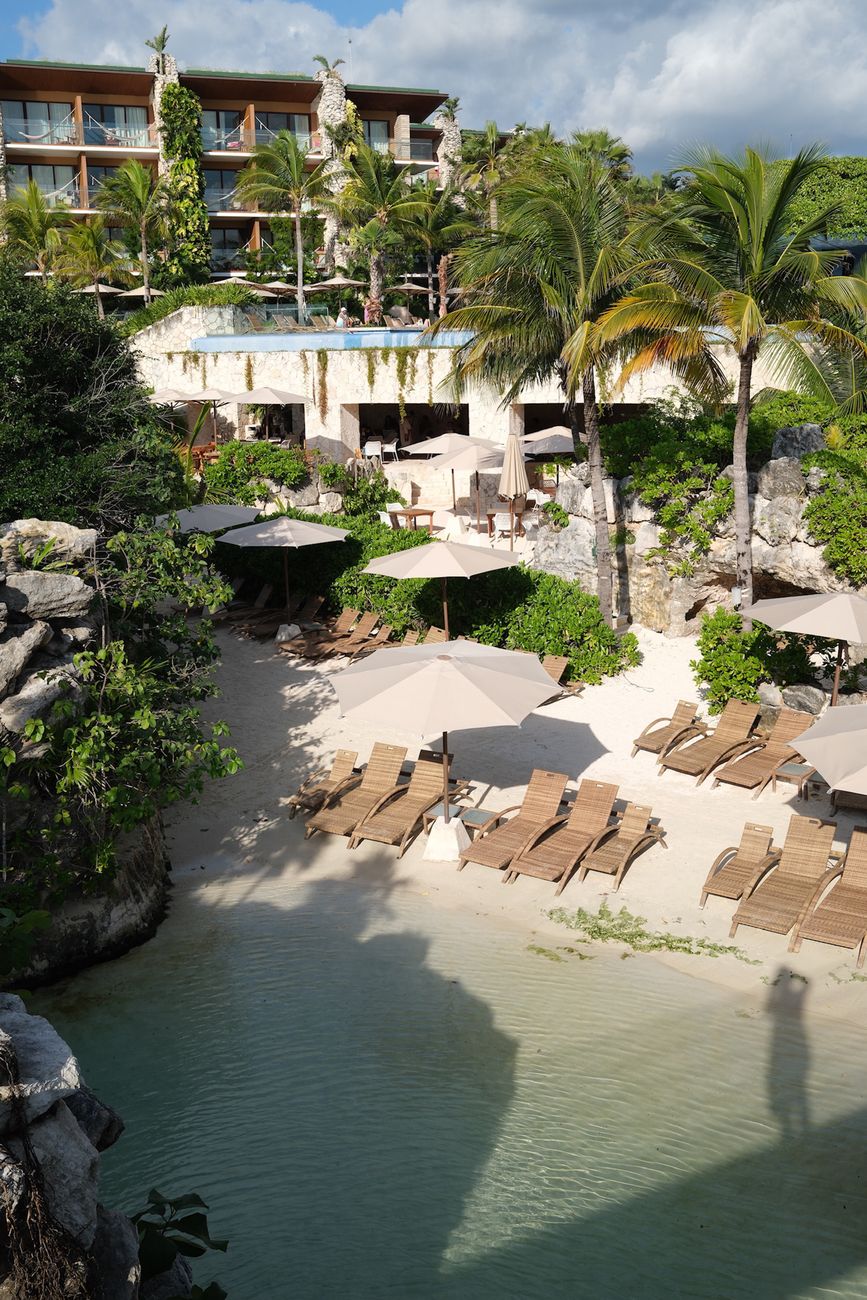 Paisaje de Riviera Maya México
